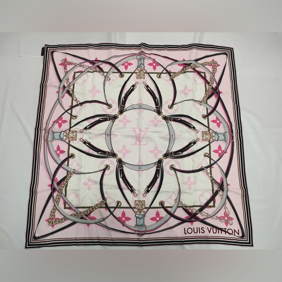 🔥Louis Vuitton•Ultimate Monogram Square 90 Silk Scarf - Picture 1 of 1